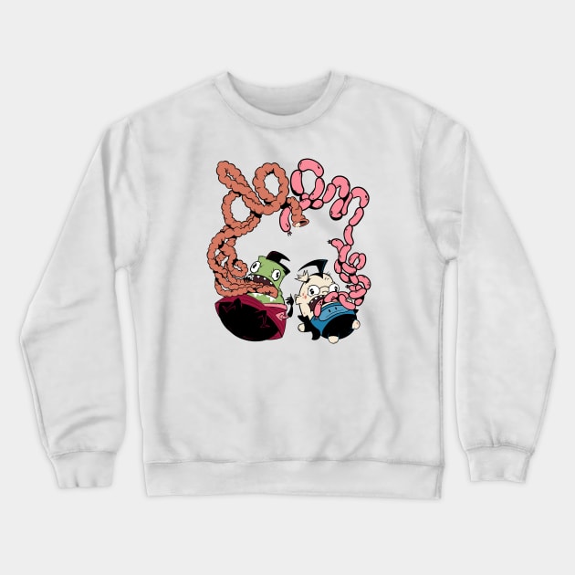 Invader Zim Bologna Harvest Crewneck Sweatshirt by mikeroyerdesign